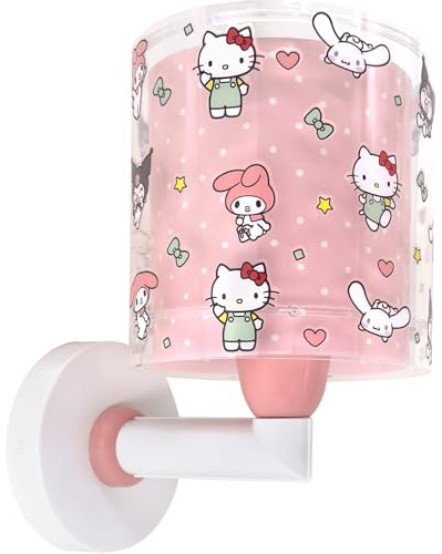 Dalber Kinder Wandlampe Hello Kitty And Friends My Melody 41259 | Wandleuchte; Kinderzimmer; E27 - 1 x 15W