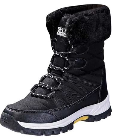 Bottes Neige Femme Hiver Botte Écharpe Chaude Chaussure Chaussures De Homme Apres Ski Imperméables Pour D'hiver Kimberfeel Châle Mollets Fins Femmes Fourrées Chale Larges Pluie Bottines Confortable