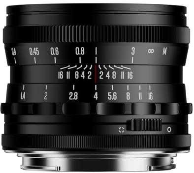 Brightin Star MF 35mm F1.4 Full-Frame Lens for Sony E Mount Mirrorless Cameras，f/1.4 Large Aperture Manual Focus Prime Lens Fit for A7III A7RIII A7SII A7II a6500 a6400 a6300 （Black）