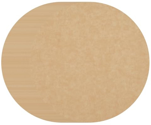 QUARKZMAN 250 Fogli Di Carta Forno Non Sbiancata Rotonda, 10 Cm Carta Per Hamburger, Per Cottura Griglia O Conservazione Carne, Colore Legno