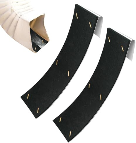 Smorzatore di Rumore per Grondaie Piovane | 2 Pezzi Inserzione Regolabile Silenziosa Gocciolatoio | Silenziatore di Rumore per Grondaie | Per Casa Ufficio Esterno Appartamento Balcone Edifici Commerci