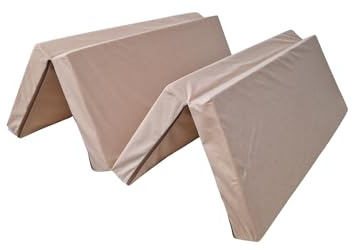 Natalia Spzoo Klappmatratze 200x160x8 cm – Doppel Klappmatratze für 2 Personen – Faltmatratze, Gästematratze faltbar, Bodenmatratze, Campingmatratze – Notbett (1009)