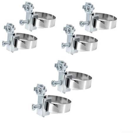 Verzinkte Erdungsklemme 8-52mm für Blitzschutz Verzinkte Erdungsklemme(6PCS)