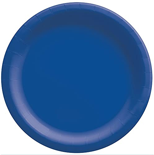 Bright Royal Blue Paper Plates, 8 1/2, 20 Ct. | Party Tableware