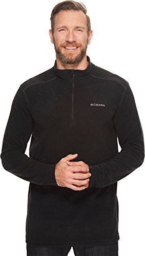 Columbia Klamath Range 2 Half Zip Pull en polaire Homme, Noir, L