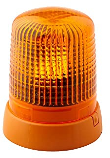 HELLA 2RL 008 061-101 Halogen Rundumleuchte - KL 7000 - 12V - gelb (amber) - Anbau/geschraubt - für Traktor, LKW, Gabelstapler