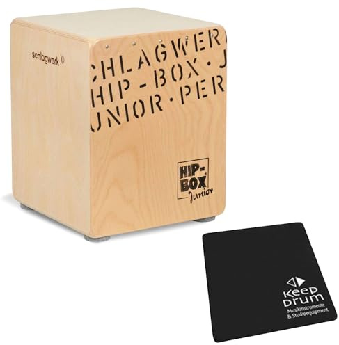 Schlagwerk CP 401 Hip Box Junior Cajon + keepdrum Pad Sitzauflage