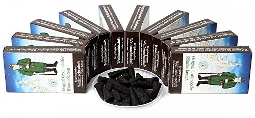 Original Crottendorfer Räucherkerzen - 10x24 Sparpack - Erzgebirgischer Weihnachtsduft Erzgebirge