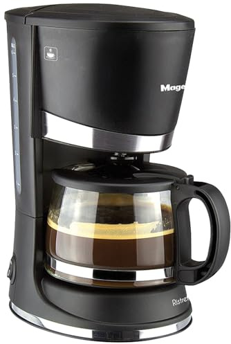 MAGEFESA Ristretto 600 - Cafetera Eléctrica de 6 Tazas, 600W, Sistema Anti-goteo, Filtro Extraíble, Protector de Sobrecalentamiento