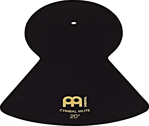 Meinl Cymbals Cymbal Mute Schlagzeug Becken Dämpfer 18 Zoll (45,72cm) für geräuscharmes Üben Zuhause – Drumset Zubehör, Schwarz (MCM-18)