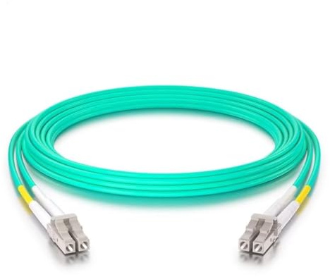 10Gtek OM3 LC a LC Cavo Fibra Ottica 50-Meter, 50/125 Multimodale Duplex LSZH Fiber Optic Patch Cord per SFP, 10G SFP+, Media Converter