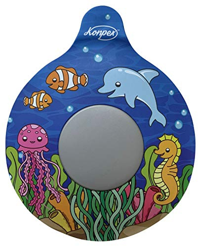 Bathtub Stopper Tub Drain Plug Stopper, Adorable Universal Silicone Bath Drain Cover, Beautiful Coral Reef Illustration, Kids Tots Babies Gift