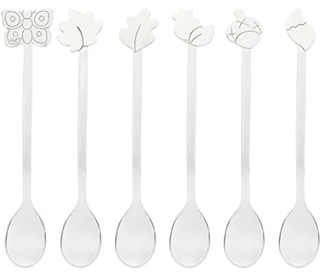THUN SET 6 CUCCHIAINI GRACE Acciaio inossidabile ornato
