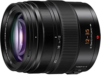 Panasonic Lumix H-ES12035 Leica DG Objektiv, 12-35 mm Brennweite, F2.8 ASPH Blende, ideal für Videos, Makroobjektiv, Weitwinkel, mittleres Objektiv.