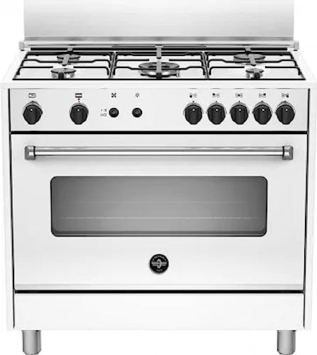 Cucina a Gas 5 Fuochi Forno Gas Ventilato 90x60 AMN965GBV