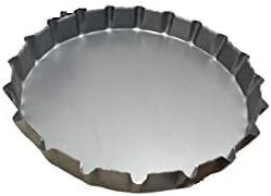 Generico IDEAL CASALINGHI Lamiera in ferro tonda cm 36 unta in lamiera con olio extra vergine d'oliva da bruciare