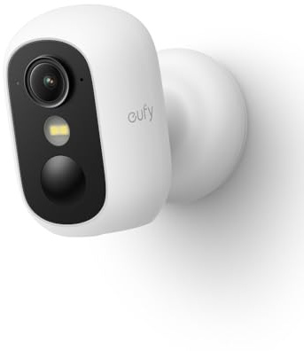 eufy Security Camera Outdoor Wireless,eufyCam C35,Home Security Camera,Indoor camera,Magnetic Mount,Colour Night Vision,Local Storage, No Monthly Fee,IP67,Supports Solar Panel,Cameras House Security