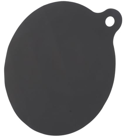 VERDANVERSE Induction Cooktop Protector Silicone Mat Heat Resistant Non-Slip Oil-Proof Pad 180x210mm Black Kitchen Countertop Protection for Household Cooking