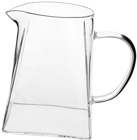 Teiera in Vetro Trasparente 750ml con Manico e Base Stabile | Capacità Generosa, Visione Immediata del Livello Rimanente, Adatta per Sala Tè e Casa