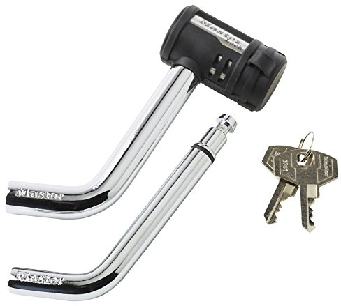 Master Lock 2866DAT 1/2 in. and 5/8 in. Swivel Head Receiver Lock for Class I-IV, 1 Pack, Black