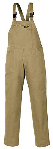 Texxor 8030 - Peto pantalones de trabajo básicos para la industria y la artesanía, de 24 años, de color caqui/am