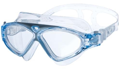 SEAC Vision Jr Occhialini a Mascherina da Nuoto in Piscina e in Mare Unisex Bambini