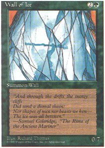 Magic: the Gathering - Wall of Ice - Fourth Edition
