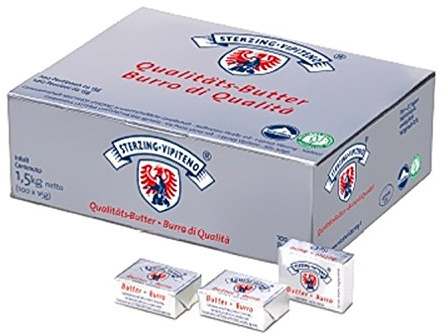 Burro a porzioni di Vipiteno 150 x 10 gr. - Centro latte Vipiteno
