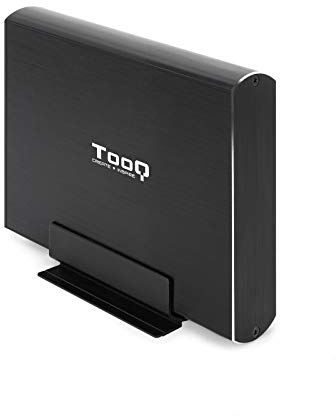 TooQ TQE-3531B Boîtier pour Disque Dur 3,5 (SATA I/II/III USB 3.0) en Aluminium avec indicateur LED Noir