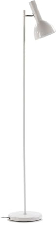 Els Banys - Lámpara de Pie de Metal - Pantalla Lector Articulado - Altura 150 cm - Casquillo E27 - Compatible con LED - Estilo Moderno - Uso Interior (Blanco)