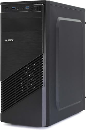 Ordinateur de bureau Intel Core I3 530 2,93 GHz graphique pour bureau Windows 10 Professional Simletek (RAM 8 Go SSD 240 Go)