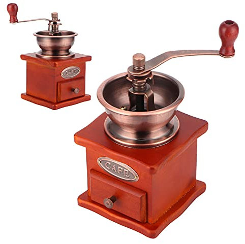 Sxhlseller Molinillo de café Manual Mini Retro One, Molinillo de café con manivela, máquina de molienda de Granos de café para Uso doméstico