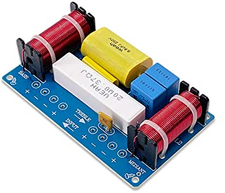 VOANZO Altoparlante da 120 W Crossover Crossover a 3 Vie Alto Medio Basso Frequenza Crossover 980Hz / 5000Hz per Hi-Fi Altoparlante da scaffale Altoparlante Centrale,USB Connection