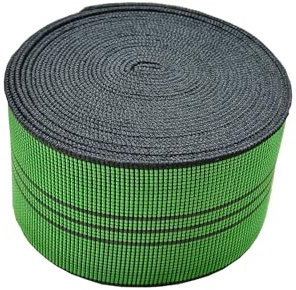 AngYang23 Upholstery Elastic Webbing Stretch Latex Band Furniture Repair DIY Modification Sofa Chair Couch Material Replacement (Green 7cm 6m)