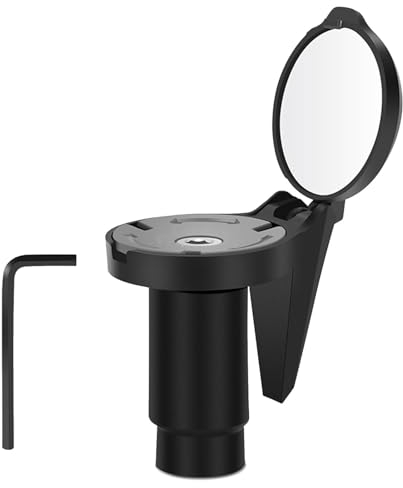 Fahrrad-Lenkerstecker-Reflektor, Fahrrad-Rückspiegel-Reflektor | Lenkerstopfen-Endreflektoren für das Radfahren,Verstellbarer Fahrradreflektor mit klarer Sicht für Fahrten im Freien, Radfahren in der