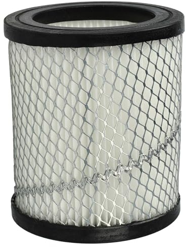 vhbw Staubsaugerfilter kompatibel mit Sellnet 20L SN2018 | 15L SN119 Aschesauger - HEPA-Filter Silber Weiß