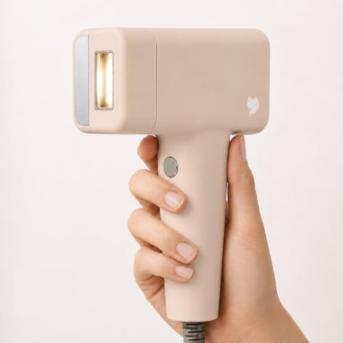 Vulpés Dispositivo de Depilación IPL Elysea – 3 años de garantía | Enfriamiento activo, Ultra rápido & Sensor de tono de piel | Reducción permanente del vello para cuerpo, rostro & zona íntima