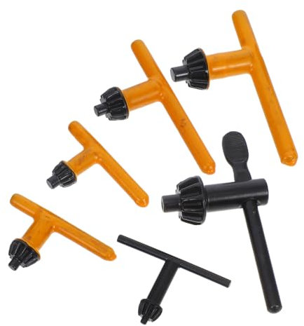 NUOBESTY 6stücke Bohrfutterschlüssel Mit Daumengriff Für Spannwerkzeug Ersatz-schlüssel Für Bohrmaschinen Passend Für Durchmesser Verstellbar Und Robust