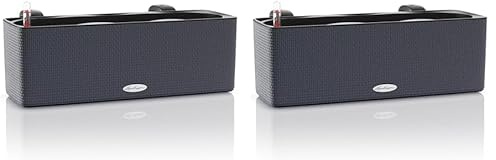 Lechuza Cube Color Triple (ehemals BALCONISSIMA) schiefergrau 13684 (Packung mit 2)