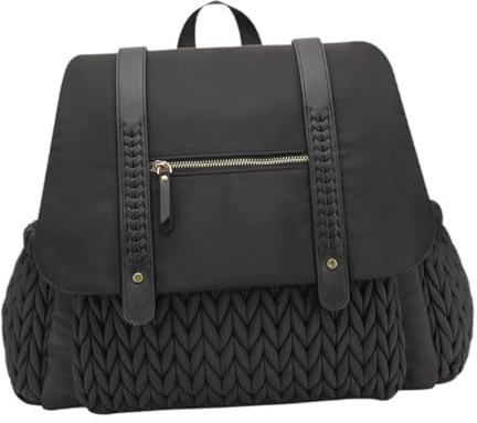 Generic Babywindel Rucksack Verstellbarer Schultergurt Durabilität Windel Wechseln, Schwarz