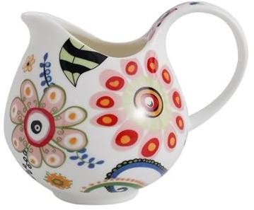 WANGHAI-666 Saucière Pichet à Lait en céramique Peint à la Main de 250 ML, saucière avec poignée, récipient à crème Vintage for café Supports pour saucières