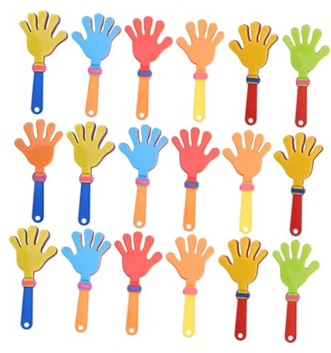 WHAMVOX 36pezzi Battimani per Feste Rumorosi per Eventi Sportivi Battimani per Ragazzo Ragazza Bomboniere per Celebrazioni Materiali Plastici Sicuri Colore Casuale