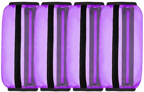 wkao Lot de 4 bandages pour jambes de cheval, 34 cm, couverture complète, légères et respirantes, protège-jambes en nylon anti-moustiques