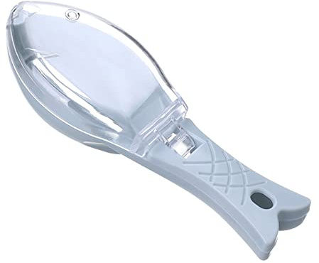 Hogar con tapa, cortador de escamas de pescado, máquina manual para escamas de pescado, herramienta de cocina eficiente para frescura (azul, talla única)
