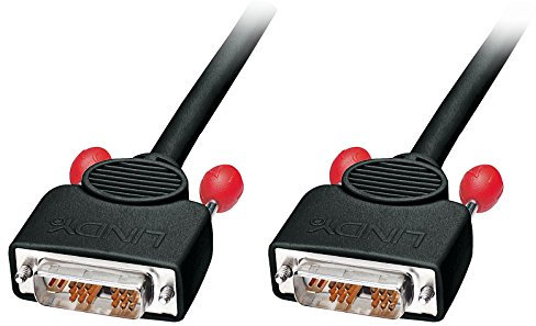 Lindy 3m DVI-I Cable cavo DVI Nero