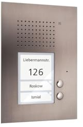 TCS Tür Control Audio Außenstation PUK 2 PUK02/1-ES Tasten 1spaltig UP e Türstation für Türkommunikation 4035138012751