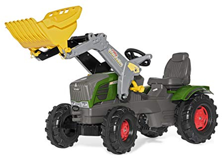 RollyToys rollyFarmtrac Fendt Vario 211 (Sitz verstellbar, Flüsterlaufreifen, Alter 3-8 Jahre, Front- und Heckkupplung) 611058