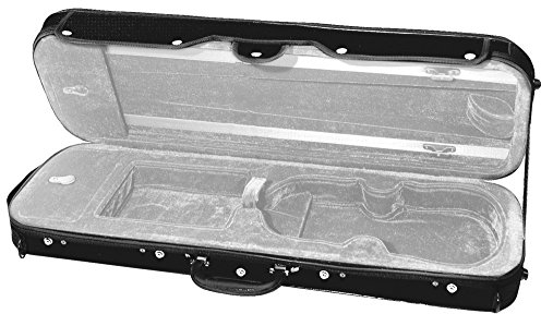 PURE GEWA Violinkoffer in schwarz/hellgrau 4/4