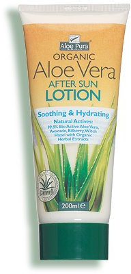 ALOE PURA Organic Aloe Vera After Sun Lotion 200ml (PACK OF 1)