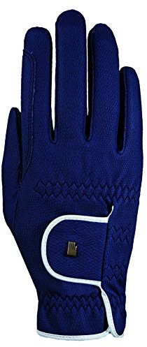Roeckl Sports Winter Handschuh Malta, Unisex Reithandschuh, Marine/Weiß, 9,5